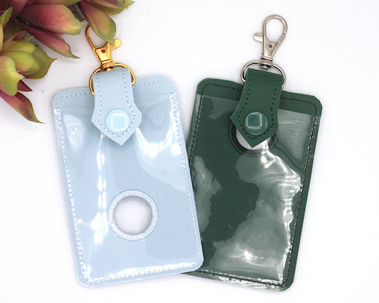 Personalized Monogram Alarm Badge ID Card Holder