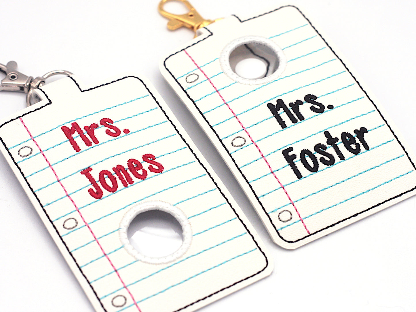 Personalized Note Paper Alarm ID Card Badge Holder