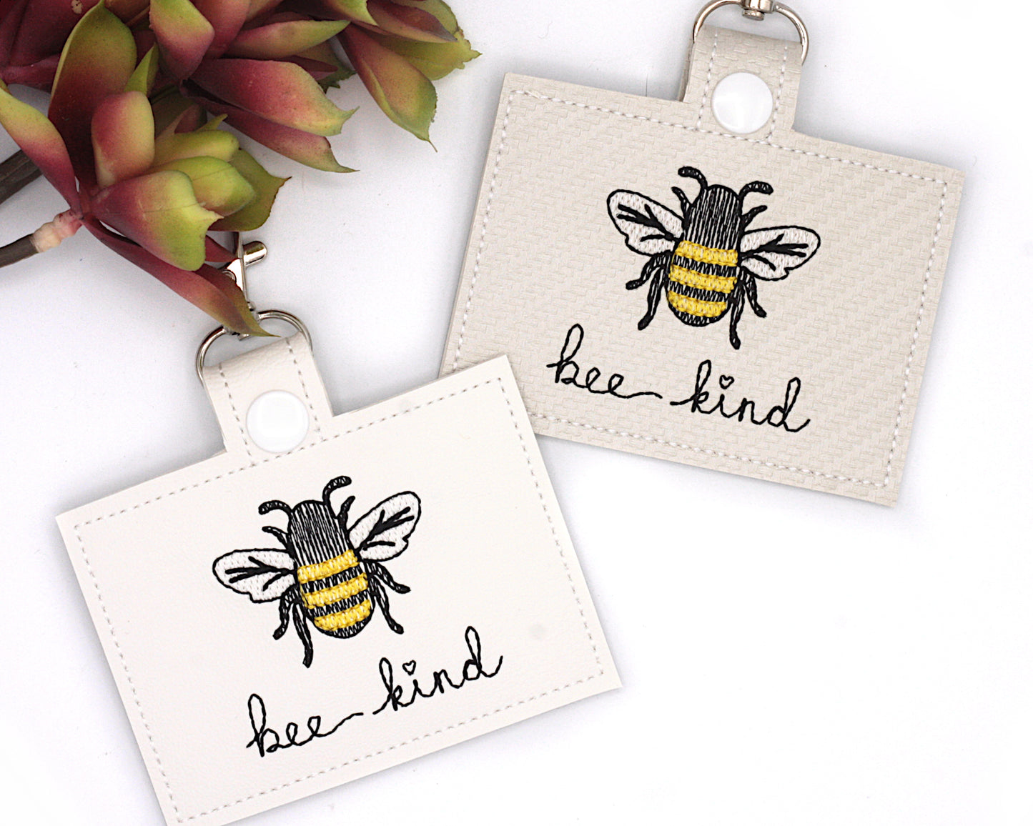 Bee Kind Horizontal Badge ID Card Holder