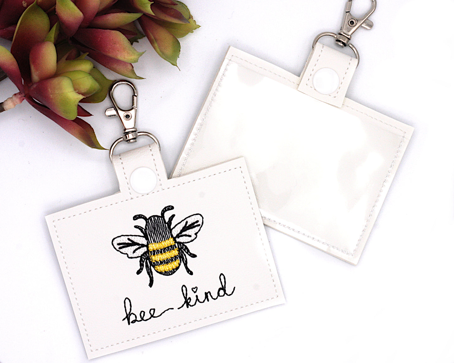 Bee Kind Horizontal Badge ID Card Holder