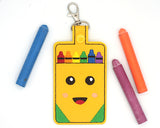 Crayon Box Vertical Badge ID Card Holder