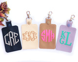 Monogram Vertical Badge ID Card Holder