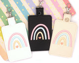 Boho Rainbow Vertical Badge ID Card Holder