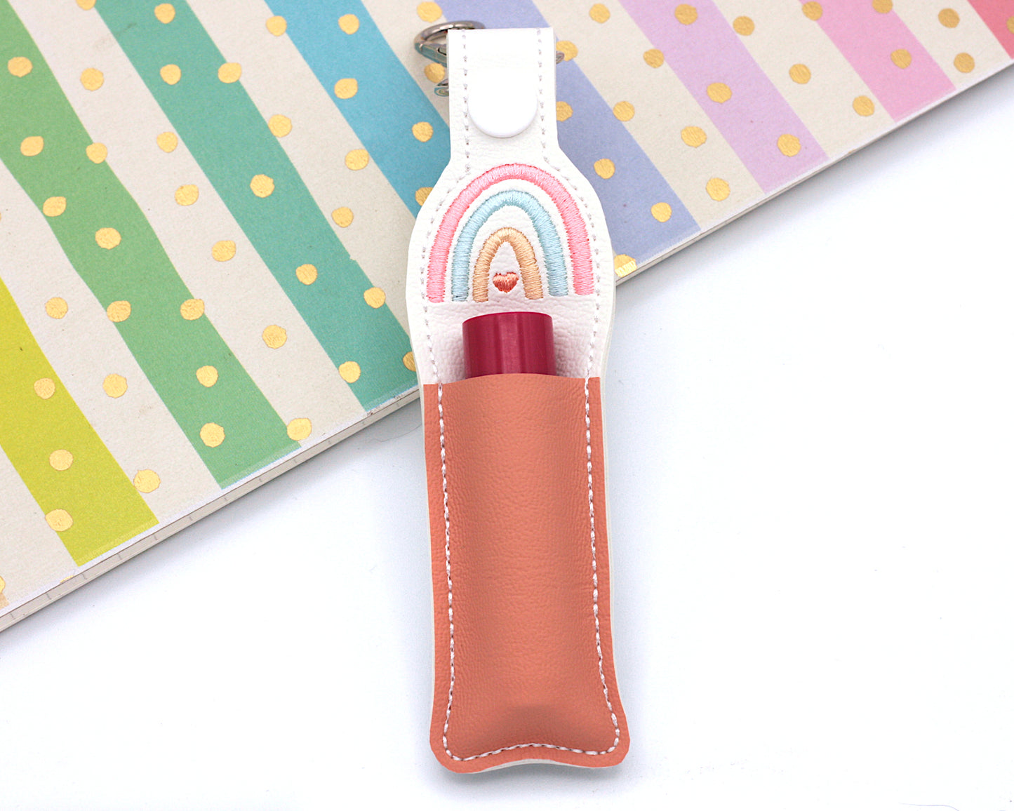 Boho Rainbow Lip Balm Holder