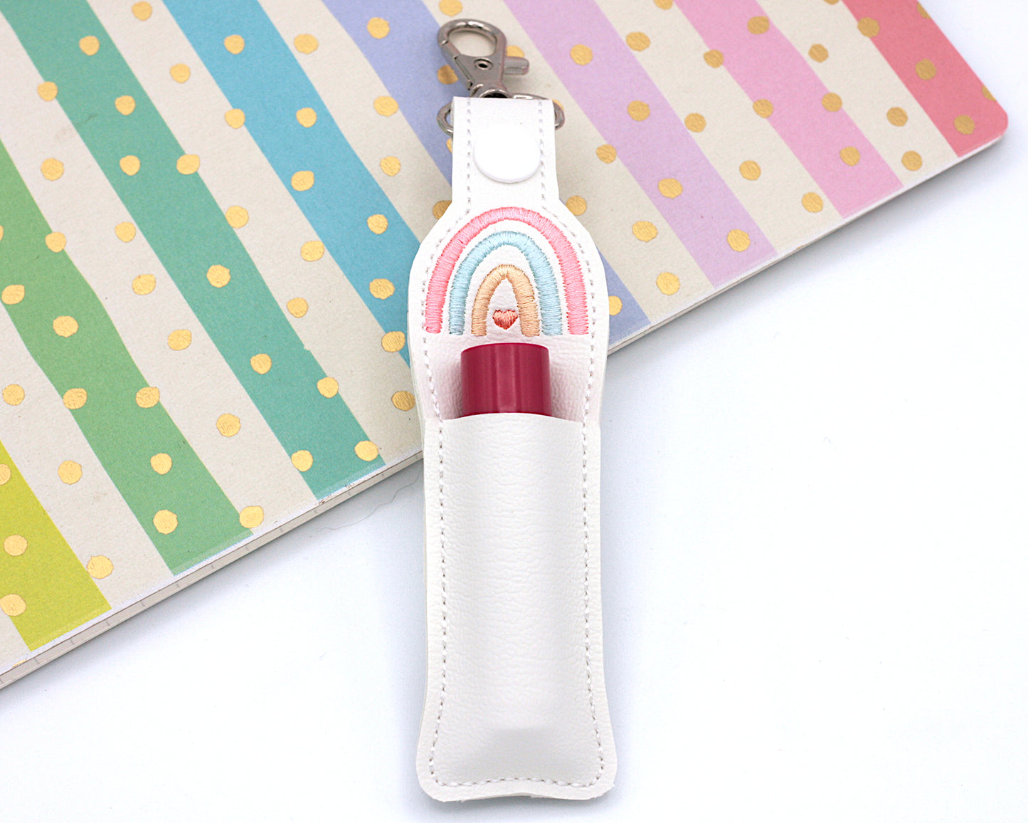 Boho Rainbow Lip Balm Holder