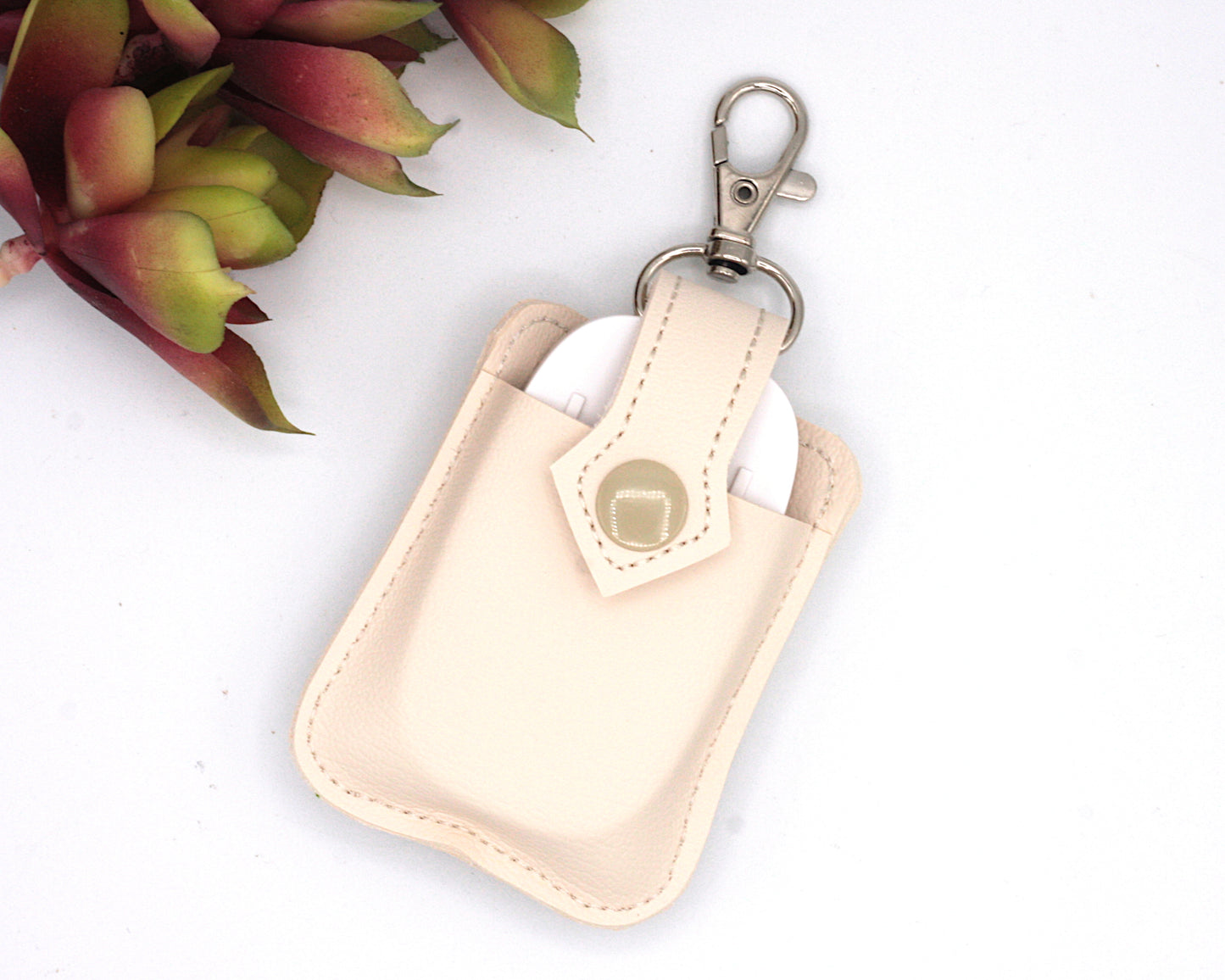 Personalized Neutral Browns Boho Leaves Rainbow Classroom Doorbell Holder