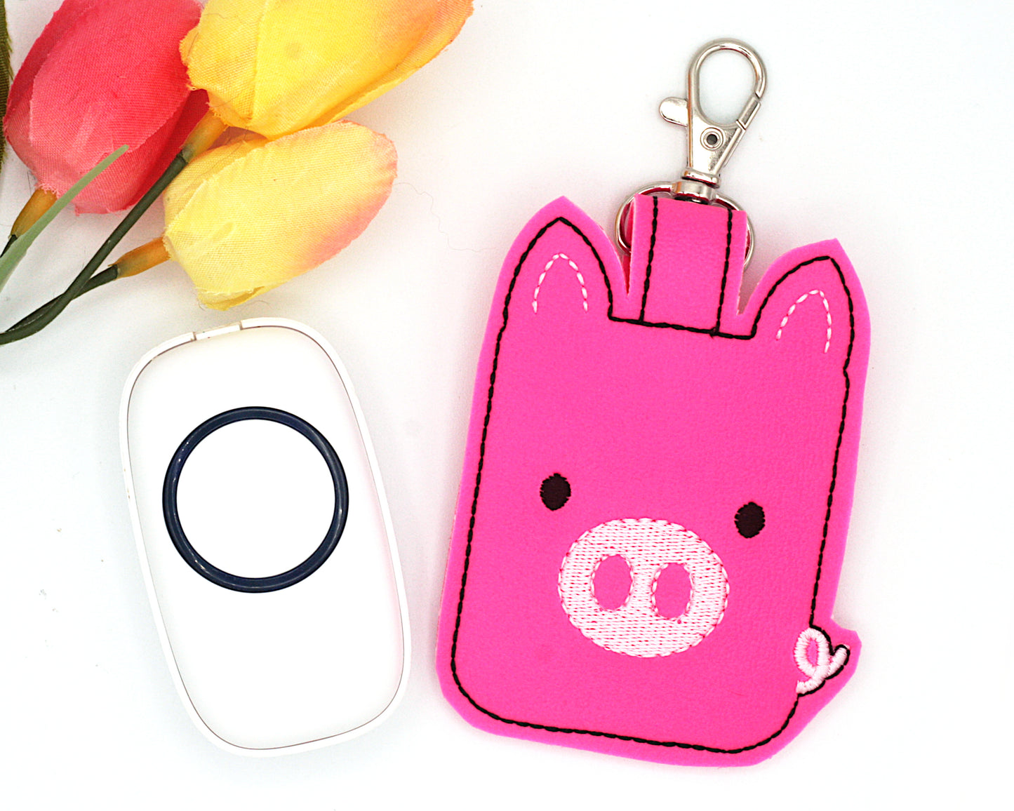 Pig Classroom Doorbell Holder
