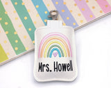 Pastel Boho Rainbow Classroom Doorbell Holder