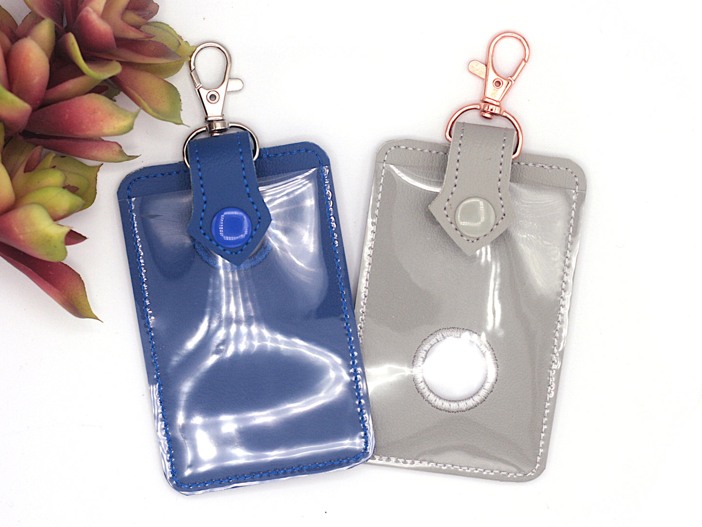 Personalized Name Alarm Badge ID Card Holder