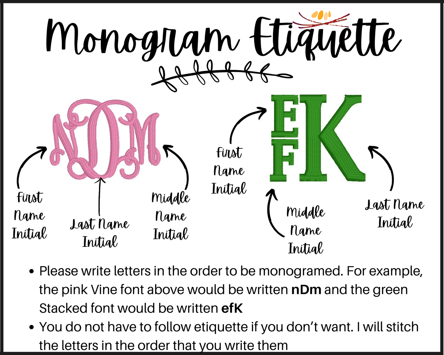 Personalized Monogram Alarm Badge ID Card Holder