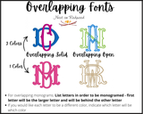 Personalized Monogram Alarm Badge ID Card Holder