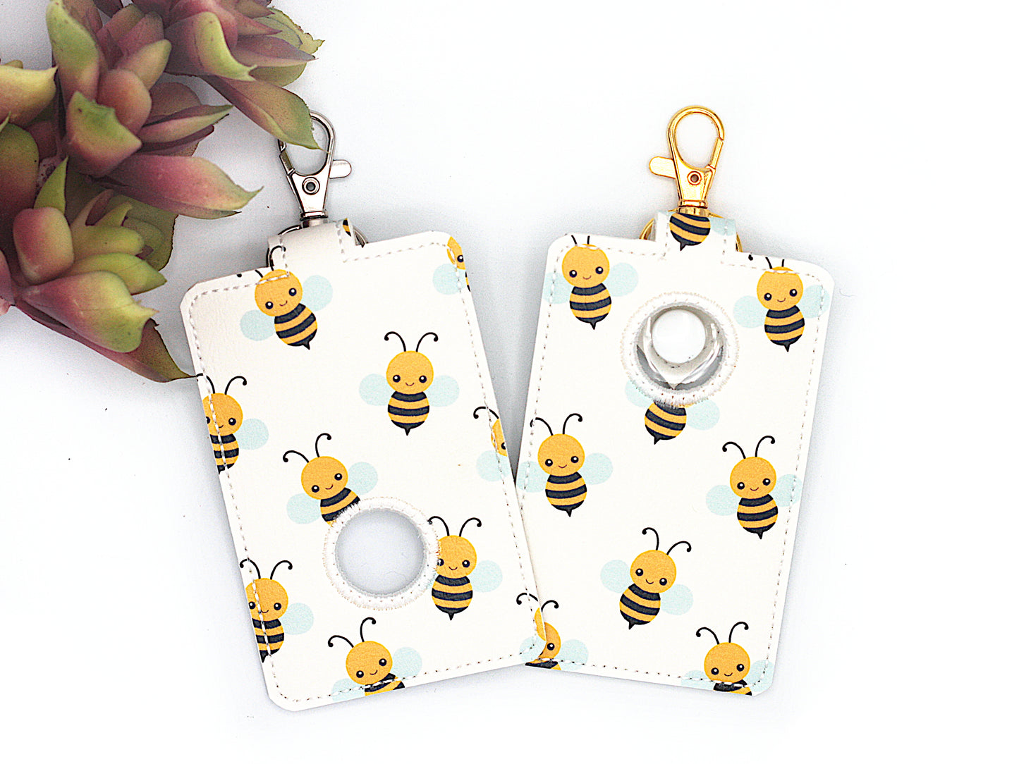 Bees Alarm Badge ID Card Holder