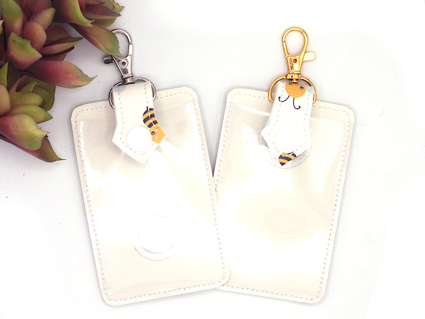 Bees Alarm Badge ID Card Holder