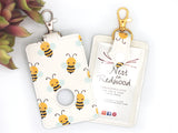 Bees Alarm Badge ID Card Holder