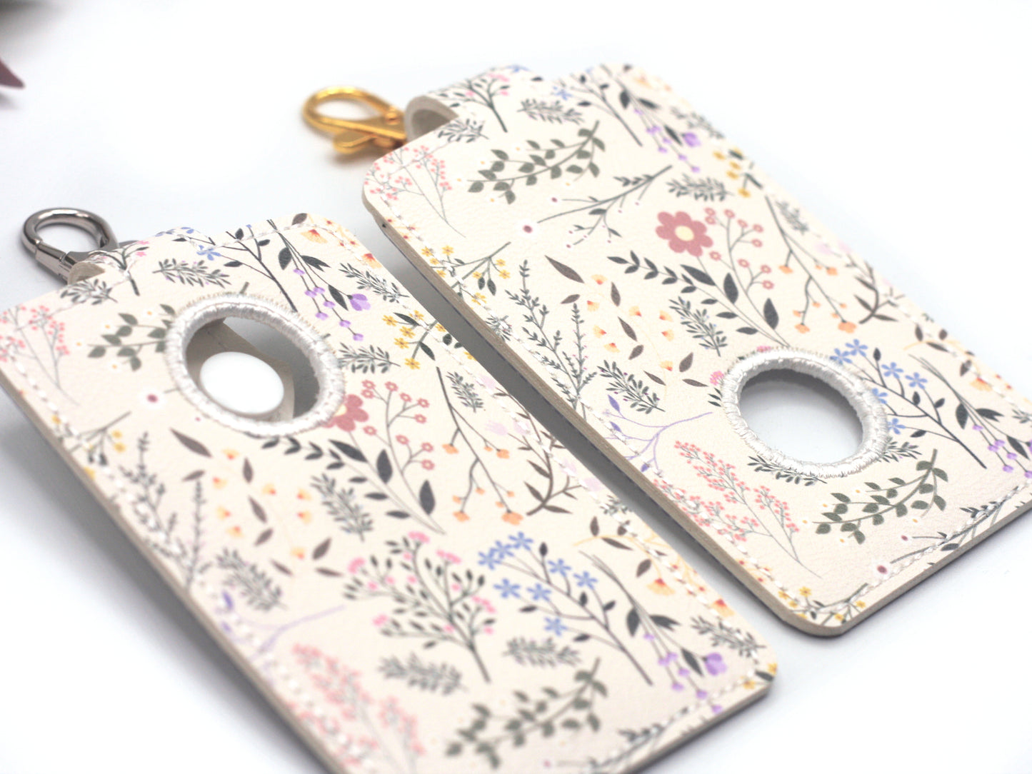 Wildflowers Vertical Alarm Badge ID Card Holder