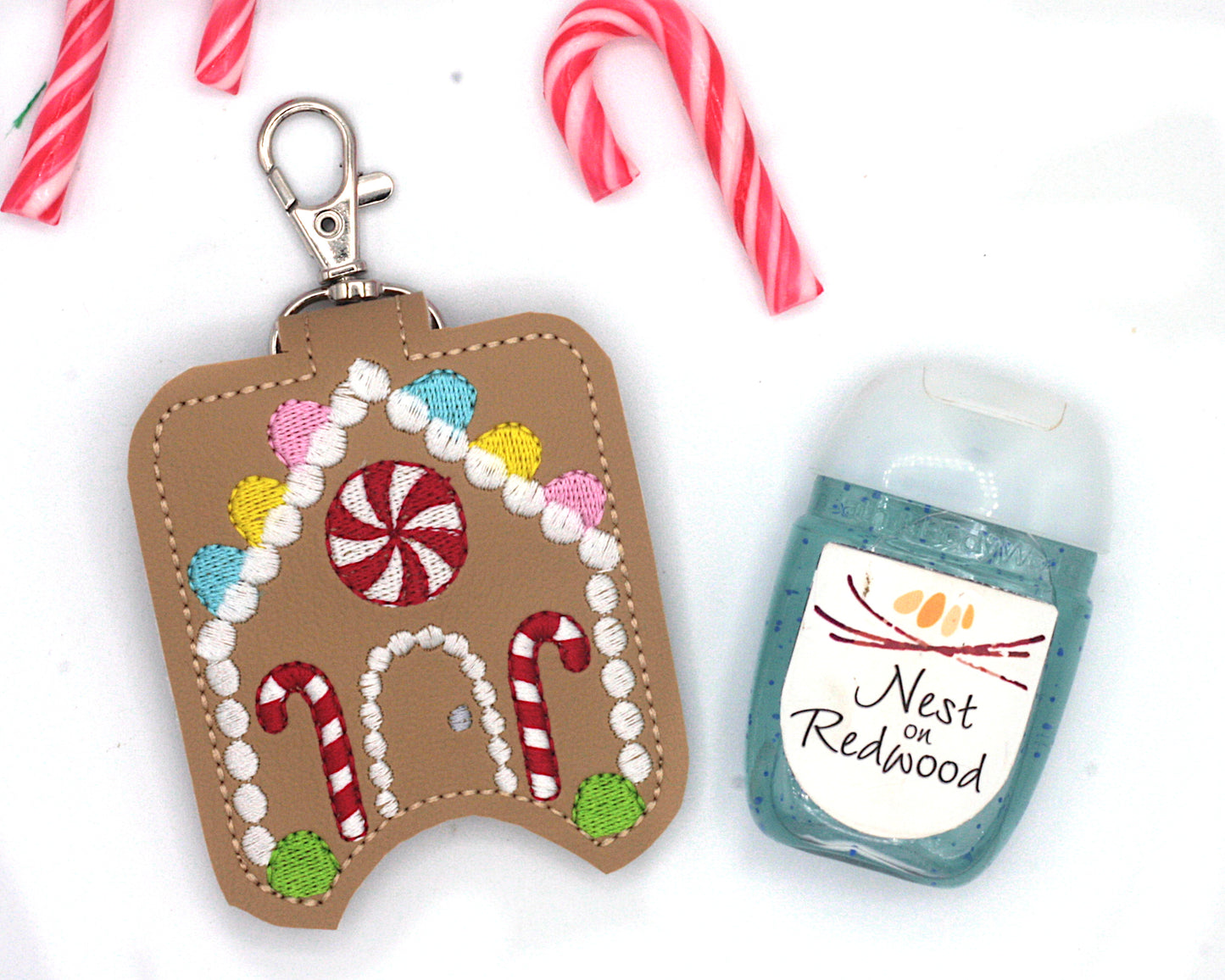 Gingerbread House Hand Sanitizer Holder