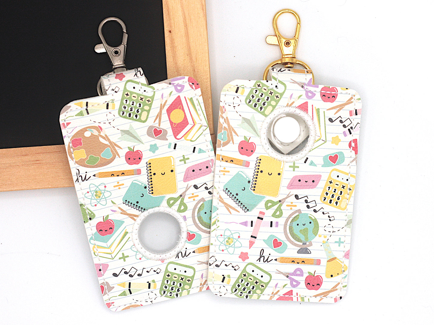 School Supplies Alarm Badge ID Card Holder