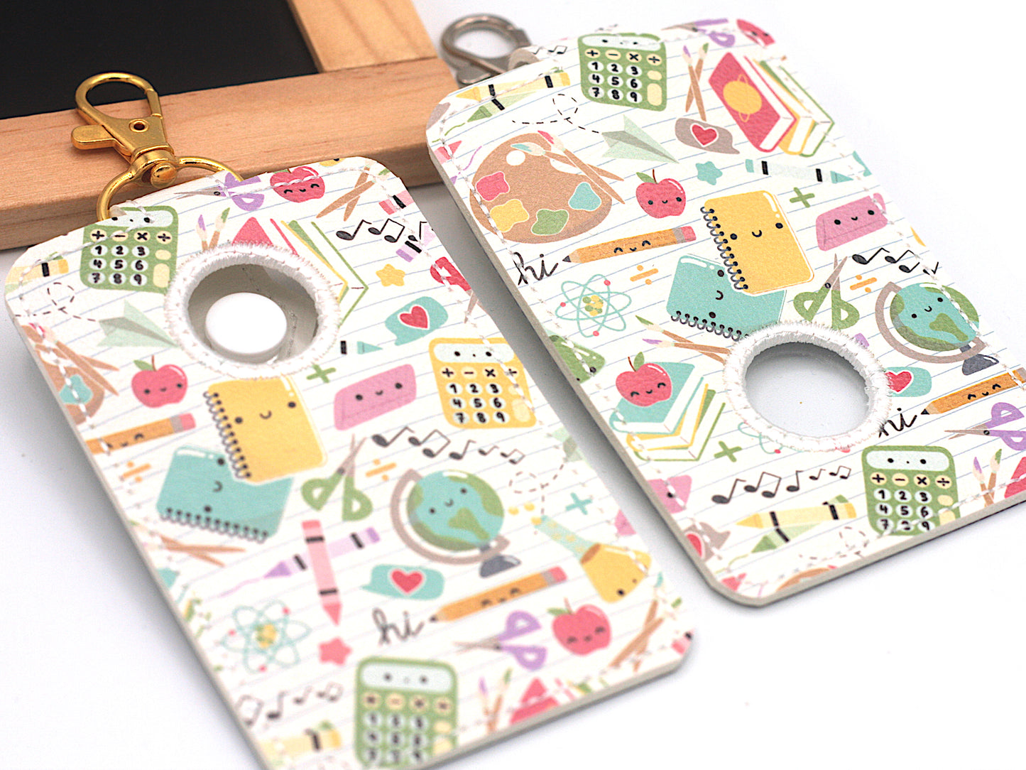 School Supplies Alarm Badge ID Card Holder
