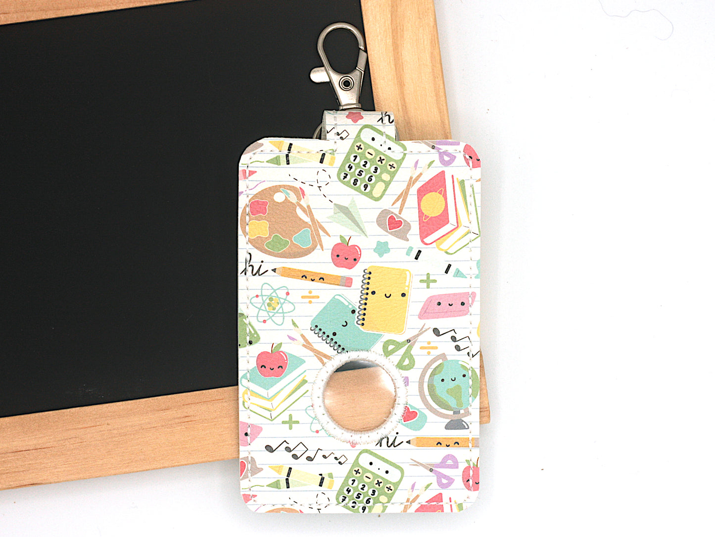 School Supplies Alarm Badge ID Card Holder