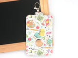 School Supplies Alarm Badge ID Card Holder