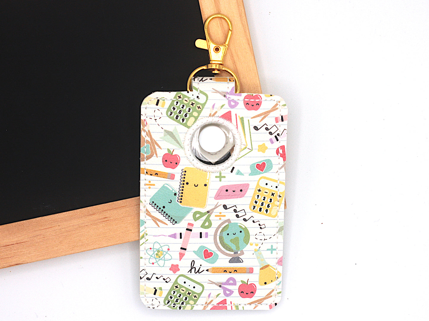 School Supplies Alarm Badge ID Card Holder