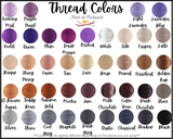 Blue Boho Rainbow with Leaves Horizontal Badge ID Card Holder