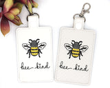 Bee Kind Badge ID Card Holder