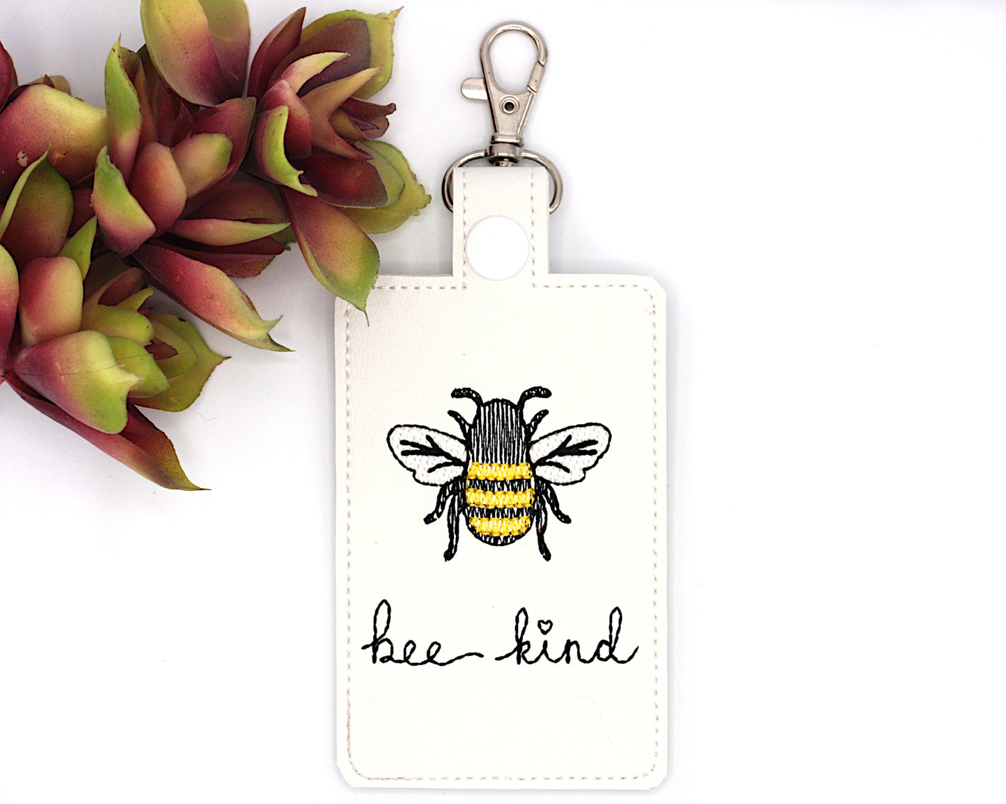 Bee Kind Badge ID Card Holder