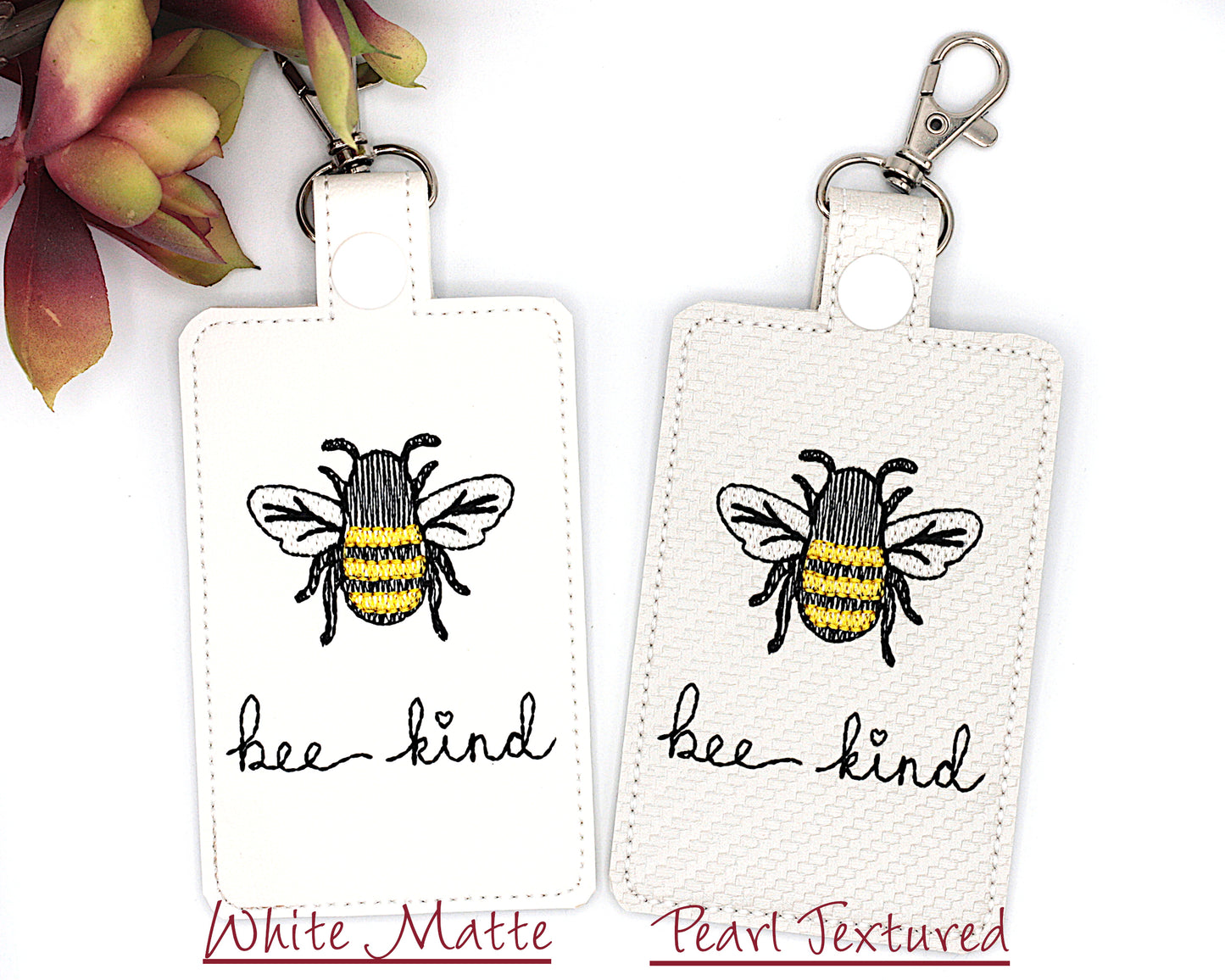 Bee Kind Badge ID Card Holder