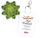 Succulent Teach Badge ID Card Holder