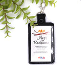 Personalized Cherry Vertical Badge ID Card Holder