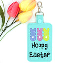 Bunny Hoppy Easter Badge ID Card Holder
