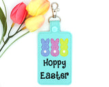 Bunny Hoppy Easter Badge ID Card Holder