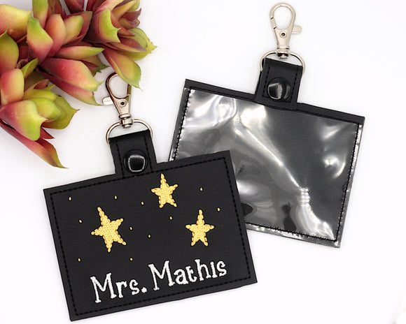 Custom Stars Badge Holder