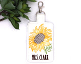 Custom Sunflower Badge Holder