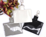 Personalized Sunflower Half Horizontal Badge ID Card Holder
