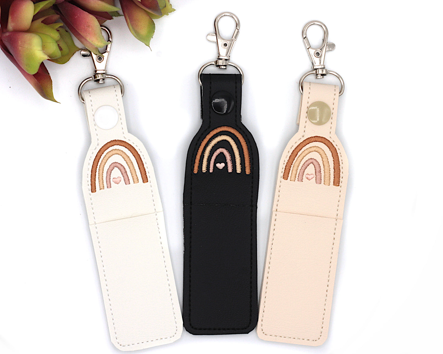 Neutral Boho Rainbow Lip Balm Holder