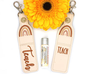Teach Neutral Browns Boho Rainbow Lip Balm Holder