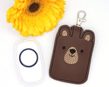 Brown Bear Classroom Doorbell Holder