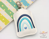 Monochrome Boho Rainbow Classroom Doorbell Holder