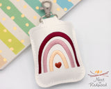 Monochrome Boho Rainbow Classroom Doorbell Holder