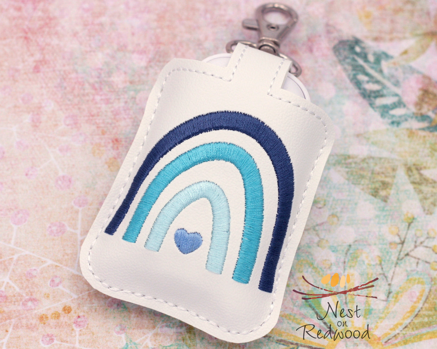 Monochromatic Boho Rainbow Classroom Doorbell Holder