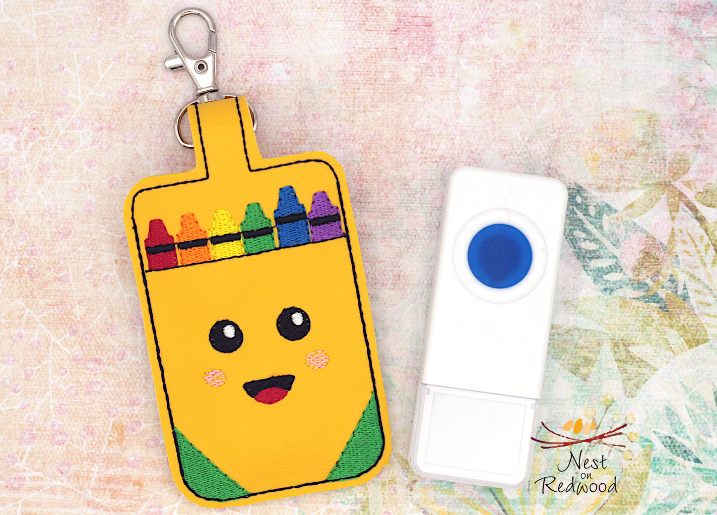 Crayon Classroom Doorbell Holder