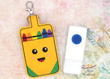 Crayon Classroom Doorbell Holder