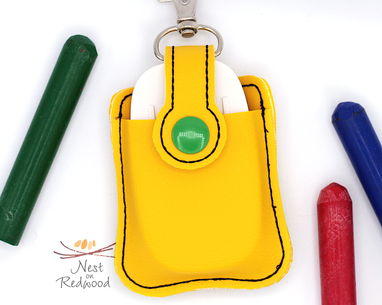 Personalized Crayon Classroom Doorbell Holder