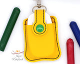 Personalized Crayon Classroom Doorbell Holder