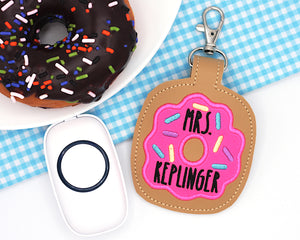 Personalized Donut Classroom Doorbell Holder