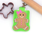 Gingerbread Boy & Girl Classroom Doorbell Holder