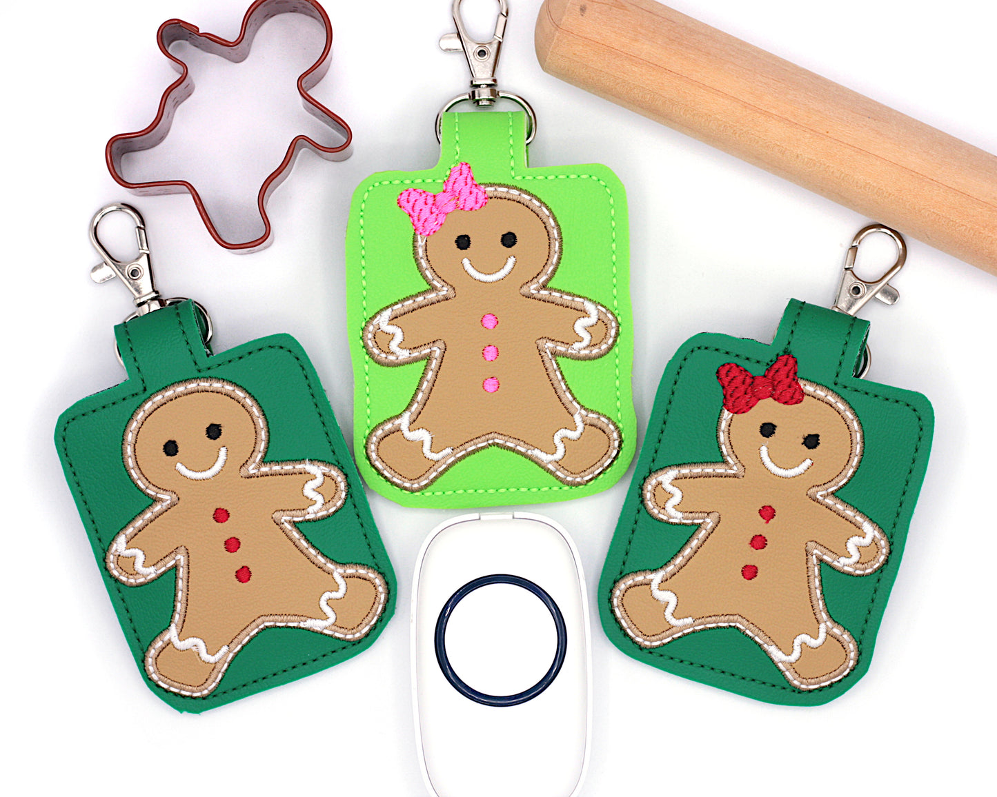 Gingerbread Boy & Girl Classroom Doorbell Holder