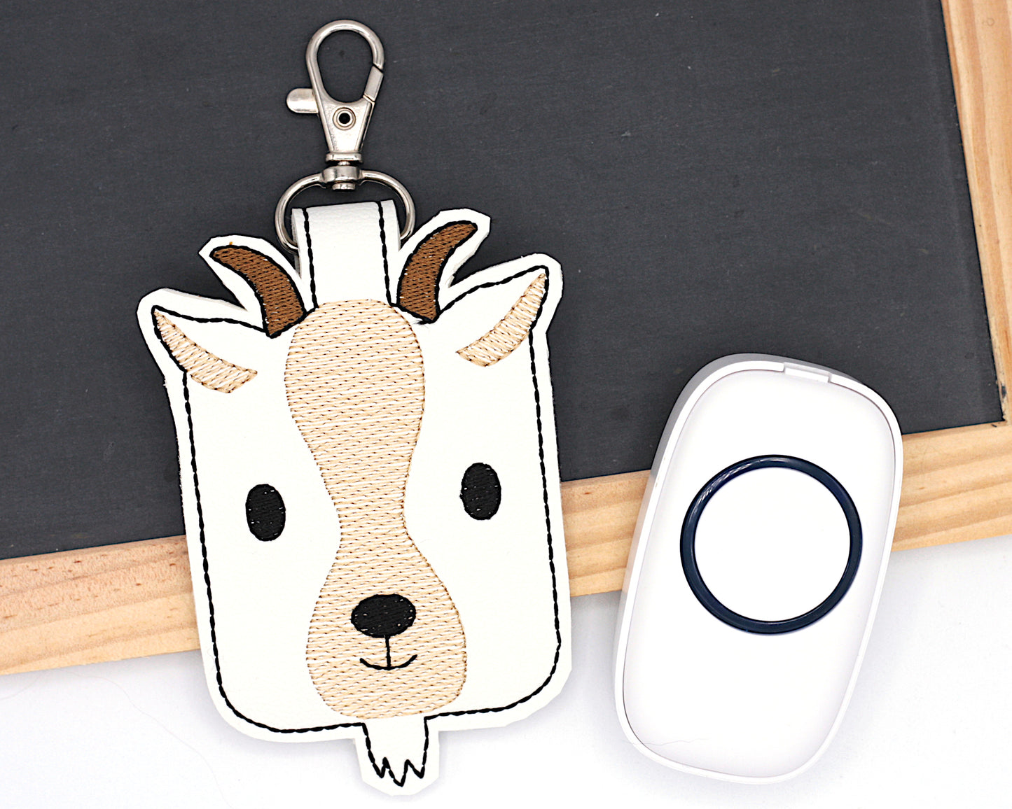 Goat Head Classroom Doorbell Holder
